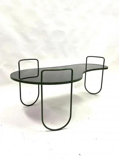 Rare French Mid Century Suspended Organic Form Coffee Table