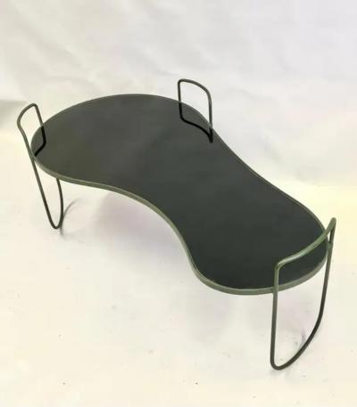 Rare French Mid Century Suspended Organic Form Coffee Table