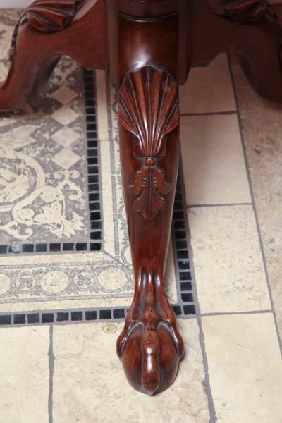 Rare George II Mahogany Tilt Top Wine Table