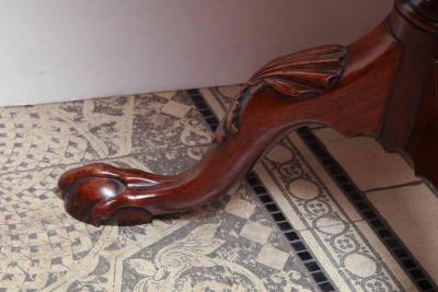 Rare George II Mahogany Tilt Top Wine Table