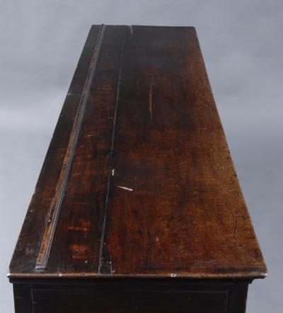 Rare George II Oak Dresser with Gothic Shaped Apron Circa 1730
