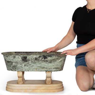 Rare Grand Tour Marble Basin Model of a Roman Bath ca 1810