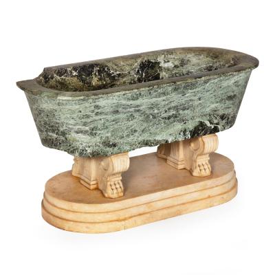 Rare Grand Tour Marble Basin Model of a Roman Bath ca 1810