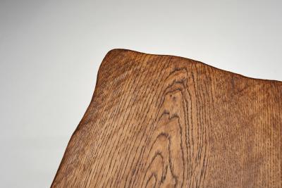 Rare Handcrafted Wooden Chair Europe Mid 20th Century