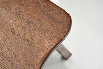 Rare Handcrafted Wooden Chair Europe Mid 20th Century