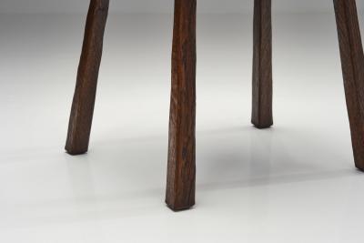 Rare Handcrafted Wooden Chair Europe Mid 20th Century
