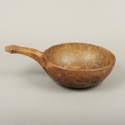 Rare Handled Burl Bowl