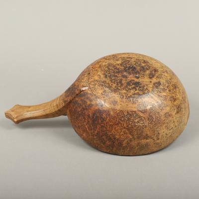 Rare Handled Burl Bowl