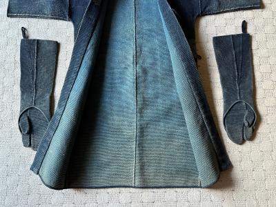 Rare Japanese Firemans Four Piece Assemble Meiji to Showa Period