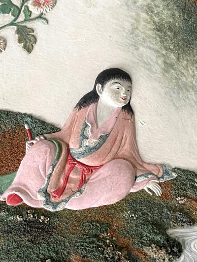 Rare Japanese Lacquer Writing Box Suzuribako Meiji Period