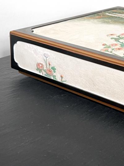 Rare Japanese Lacquer Writing Box Suzuribako Meiji Period