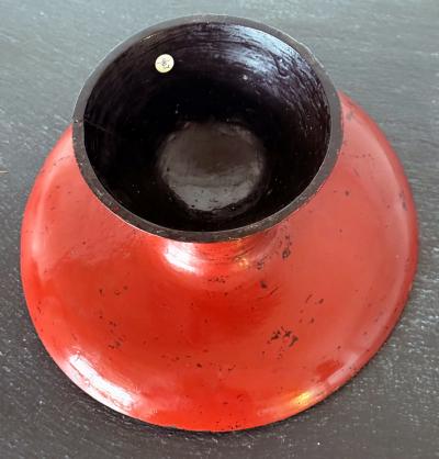 Rare Japanese Negoro Stem Dish Momoyama Edo Period