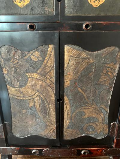Rare Japanese Traveling Chest Edo Period
