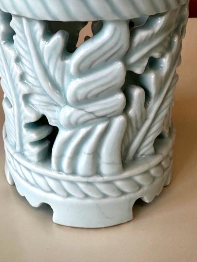 Rare Korean Ceramic Brush Holder Joseon Dynasty