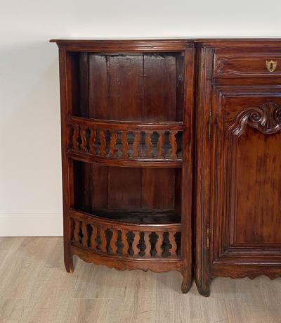 Rare Large Louis XVI Walnut Enfilade France circa 1780