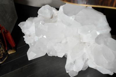 Rare Large Natural Rock Crystal Quartz Cluster
