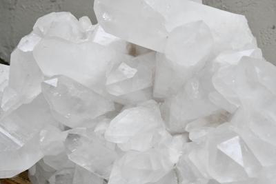 Rare Large Natural Rock Crystal Quartz Cluster