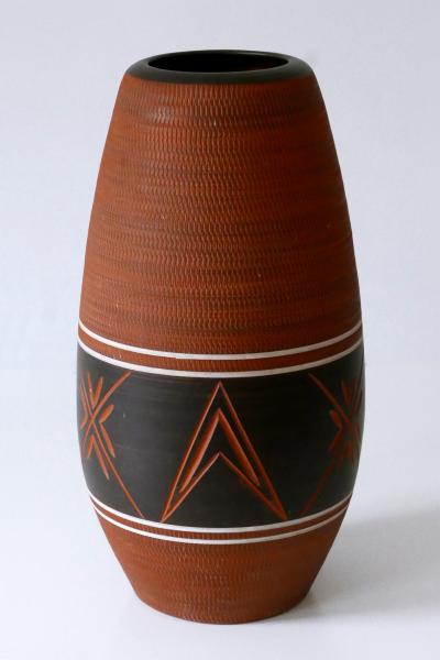 Rare Large and Elegant Mid Century Modern Ceramic Floor Vase Germany 1960s