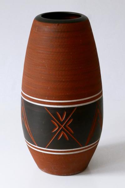Rare Large and Elegant Mid Century Modern Ceramic Floor Vase Germany 1960s