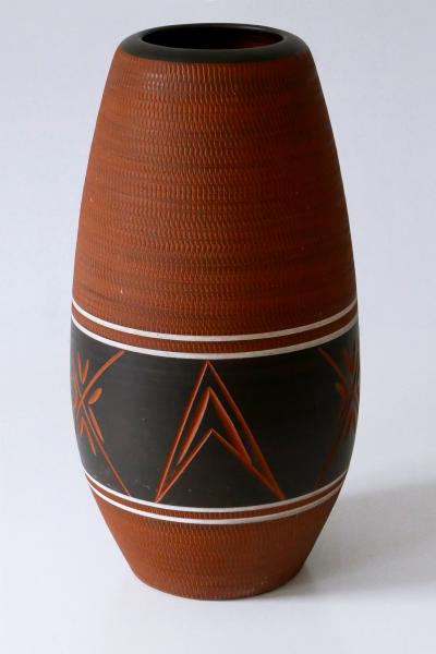 Rare Large and Elegant Mid Century Modern Ceramic Floor Vase Germany 1960s
