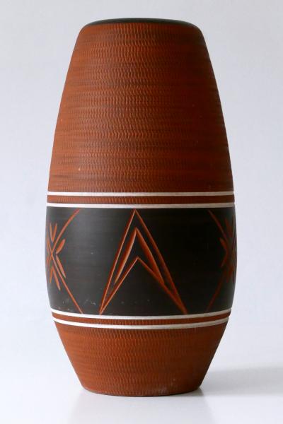 Rare Large and Elegant Mid Century Modern Ceramic Floor Vase Germany 1960s
