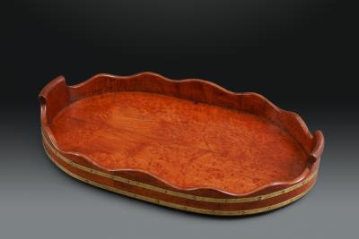 Rare Late George III Oval Tray