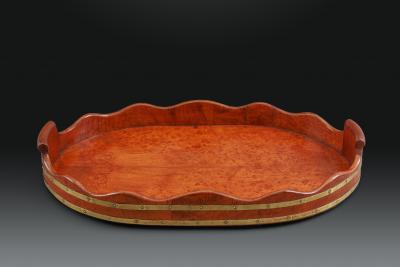 Rare Late George III Oval Tray