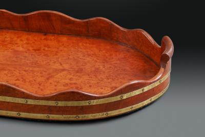 Rare Late George III Oval Tray