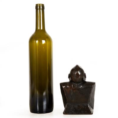 Rare Laughing Buddha Self Portrait Bronze Sculpture Bust by Enrico Caruso