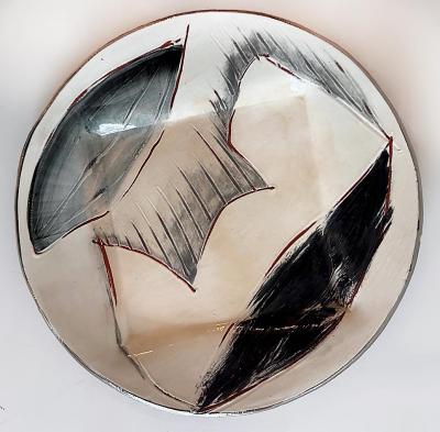 Rare Loughran Unique Individual Ceramic Abstract Dinner Set for 4