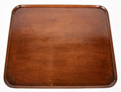 Rare Louis XV Mahogany Tray Top Single Drawer Side Table