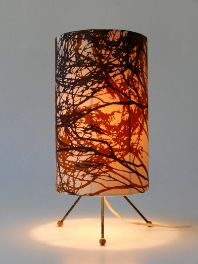 Rare Lovely Mid Century Modern Bedside Table Lamp Austria 1950s