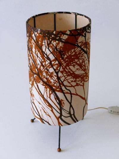 Rare Lovely Mid Century Modern Bedside Table Lamp Austria 1950s