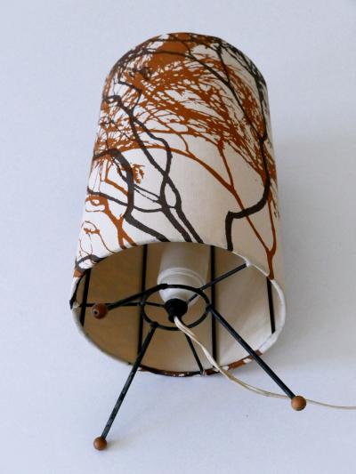 Rare Lovely Mid Century Modern Bedside Table Lamp Austria 1950s