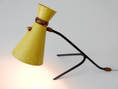 Rare Lovely Mid Century Modern Diabolo Table Lamp Desk Light Italy 1950s