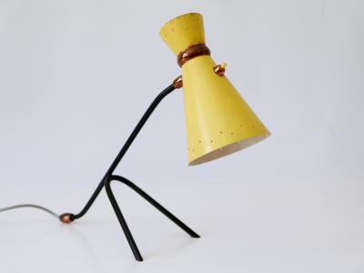 Rare Lovely Mid Century Modern Diabolo Table Lamp Desk Light Italy 1950s