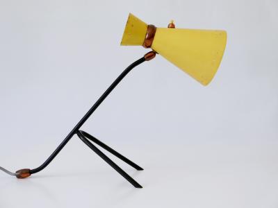 Rare Lovely Mid Century Modern Diabolo Table Lamp Desk Light Italy 1950s