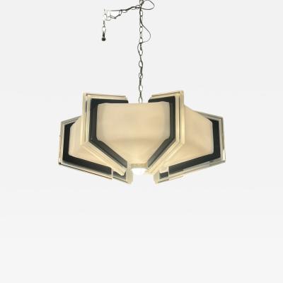 Rare Lucite Mid Century Space Age Chandelier