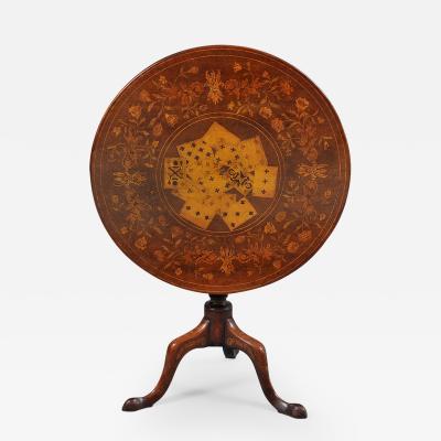 Rare Marquetry Inlaid Tea Table