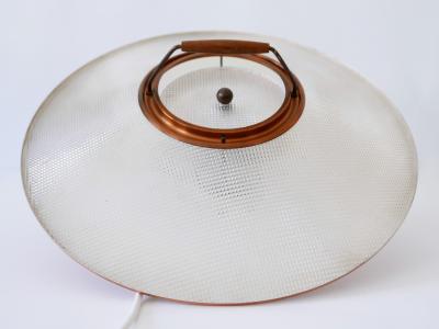 Rare Mid Century Modern Scandinavian Copper Pendant Lamp or Hanging Light 1960s