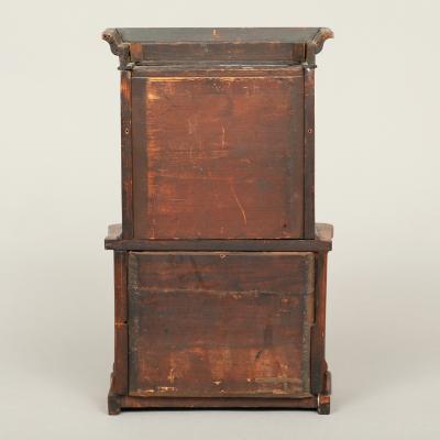 Rare Miniature Classical Cupboard