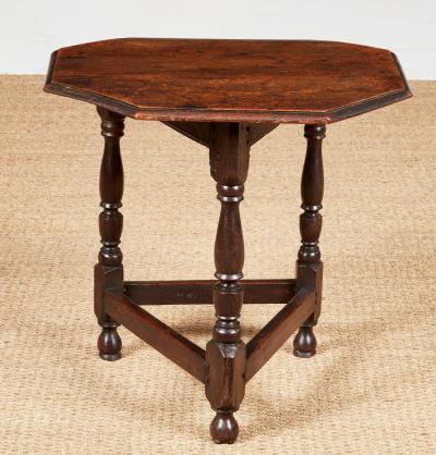 Rare Octagonal Cricket Table