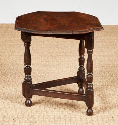 Rare Octagonal Cricket Table