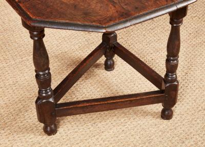 Rare Octagonal Cricket Table