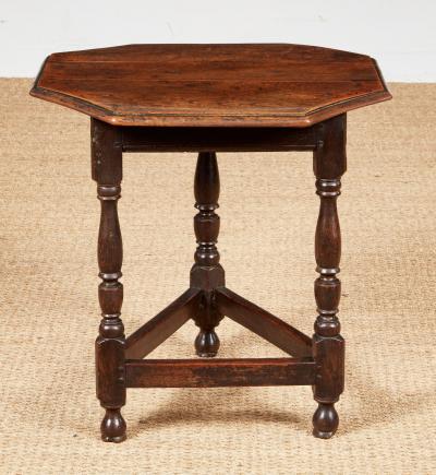 Rare Octagonal Cricket Table