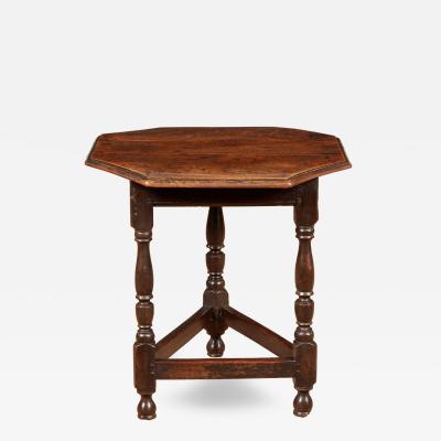 Rare Octagonal Cricket Table