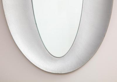 Rare Oval Mirror by Lorenzo Burchiellaro