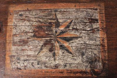 Rare Painted Blanket Chest