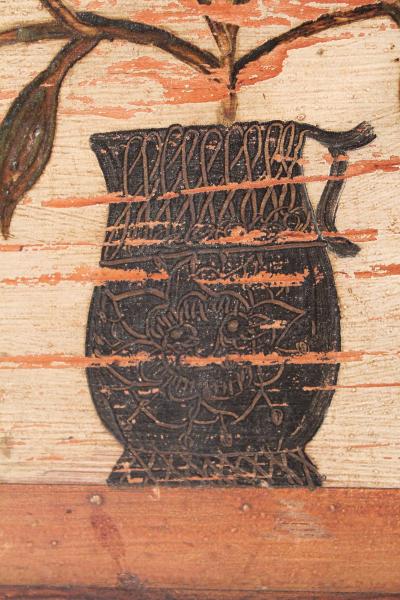 Rare Painted Blanket Chest