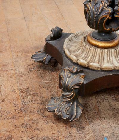 Rare Painted Iron Table